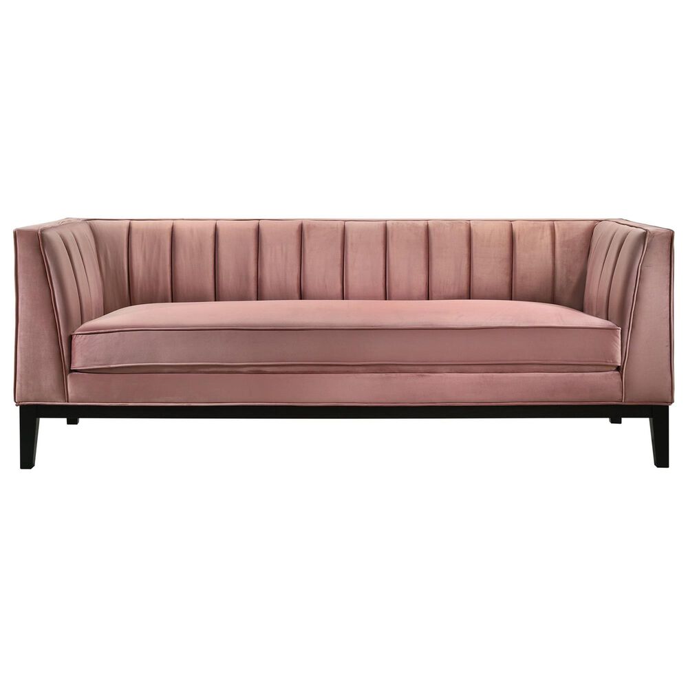 Mayberry Hill Calais Sofa in Marine Rose Velvet, , large