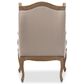 Baxton Studio Oreille Arm Chair in Beige, , large