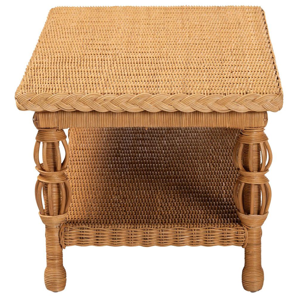 Baxton Studio Dolby Rectangular Coffee Table in Light Honey, , large
