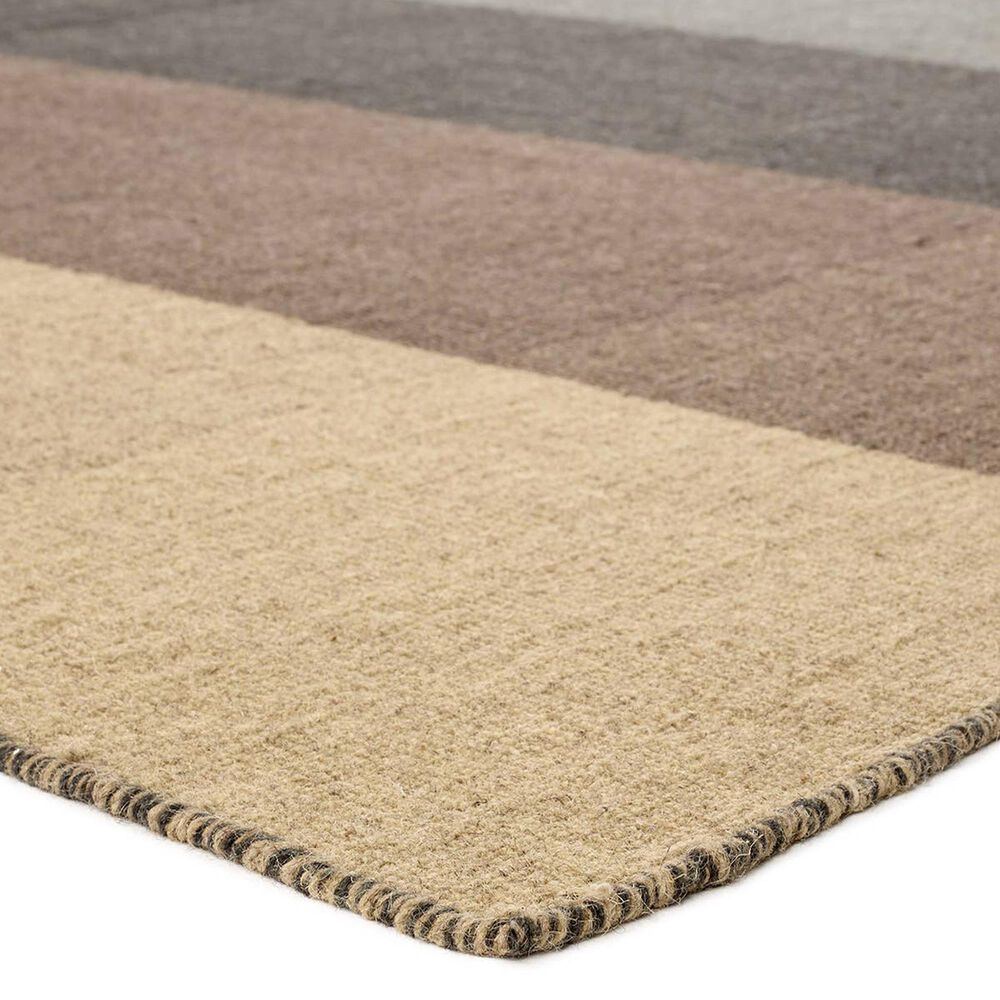Jaipur Pleda Brixton Brown and Camel Gray 7'9" x 9'9" Area Rug, , large