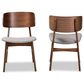 Baxton Studio Alston Side Chair with Grey Cushion in Walnut Brown (Set of 2), , large