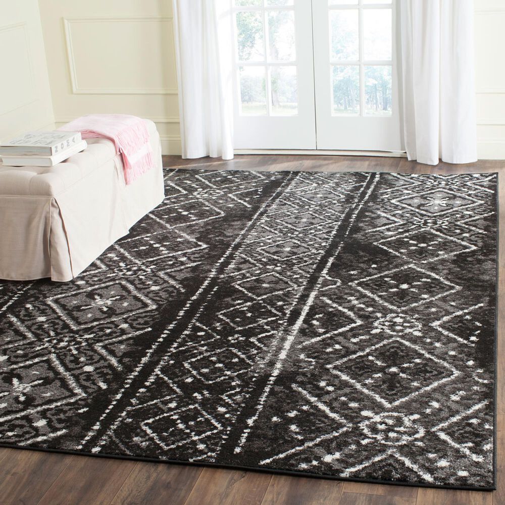 Safavieh Adirondack ADR111C 10&#39; x 14&#39; Black and Silver Area Rug, , large