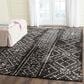 Safavieh Adirondack ADR111C 10" x 14" Black and Silver Area Rug, , large