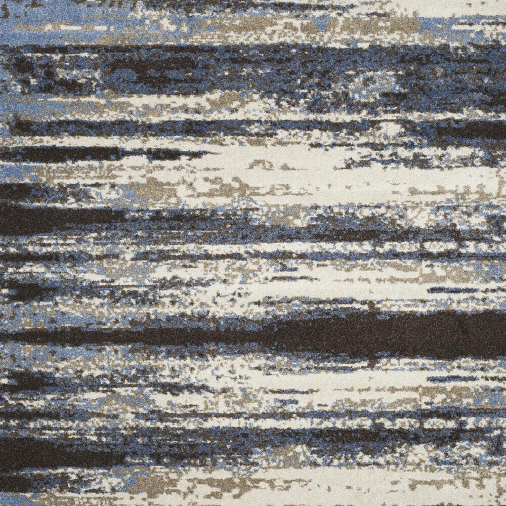 Safavieh Retro RET2138-1165 3&#39; x 5&#39; Cream and Blue Area Rug, , large