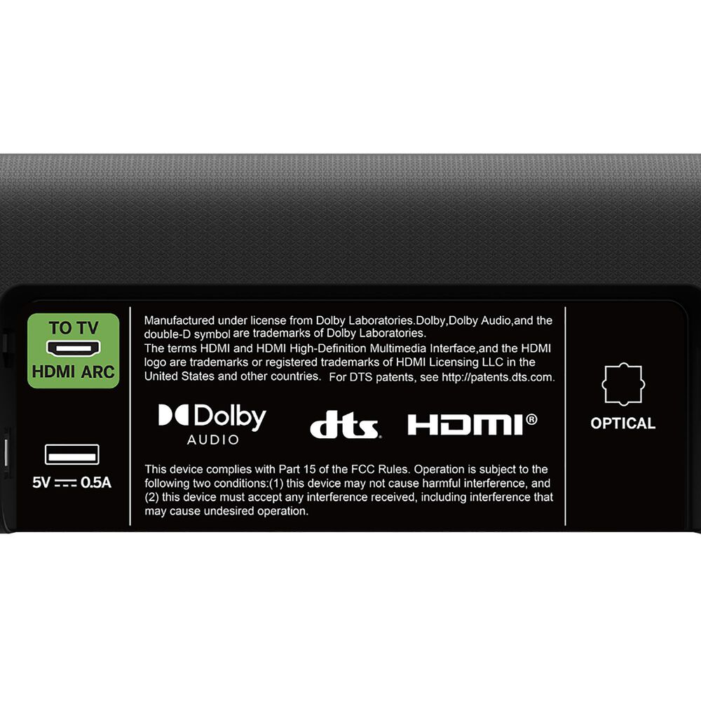 VIZIO V-Series 2.0 Compact Sound Bar | V20-J8 | NFM