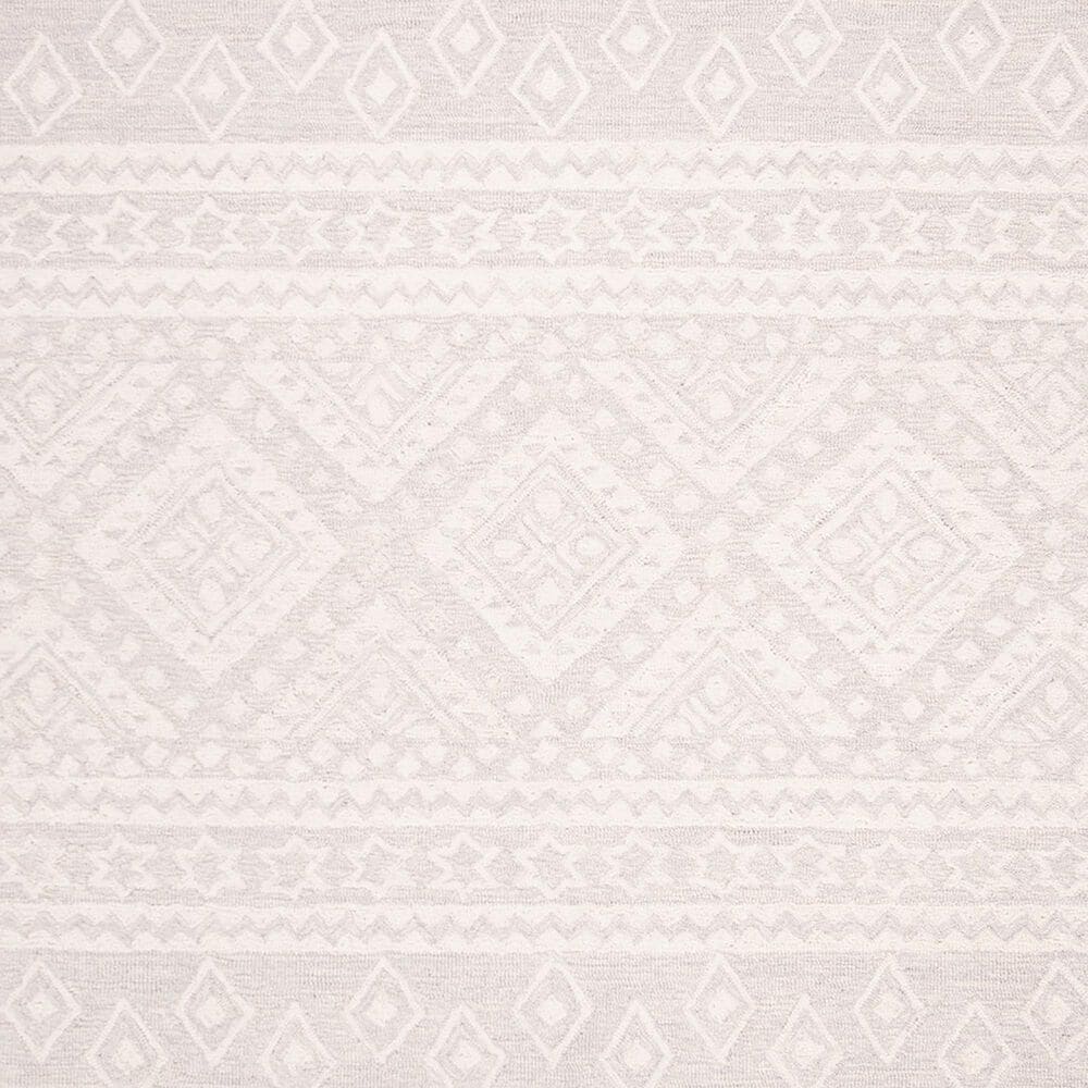 Safavieh Micro-Loop Southwestern 2&#39;3&quot; x 7&#39; Gray and Ivory Runner, , large