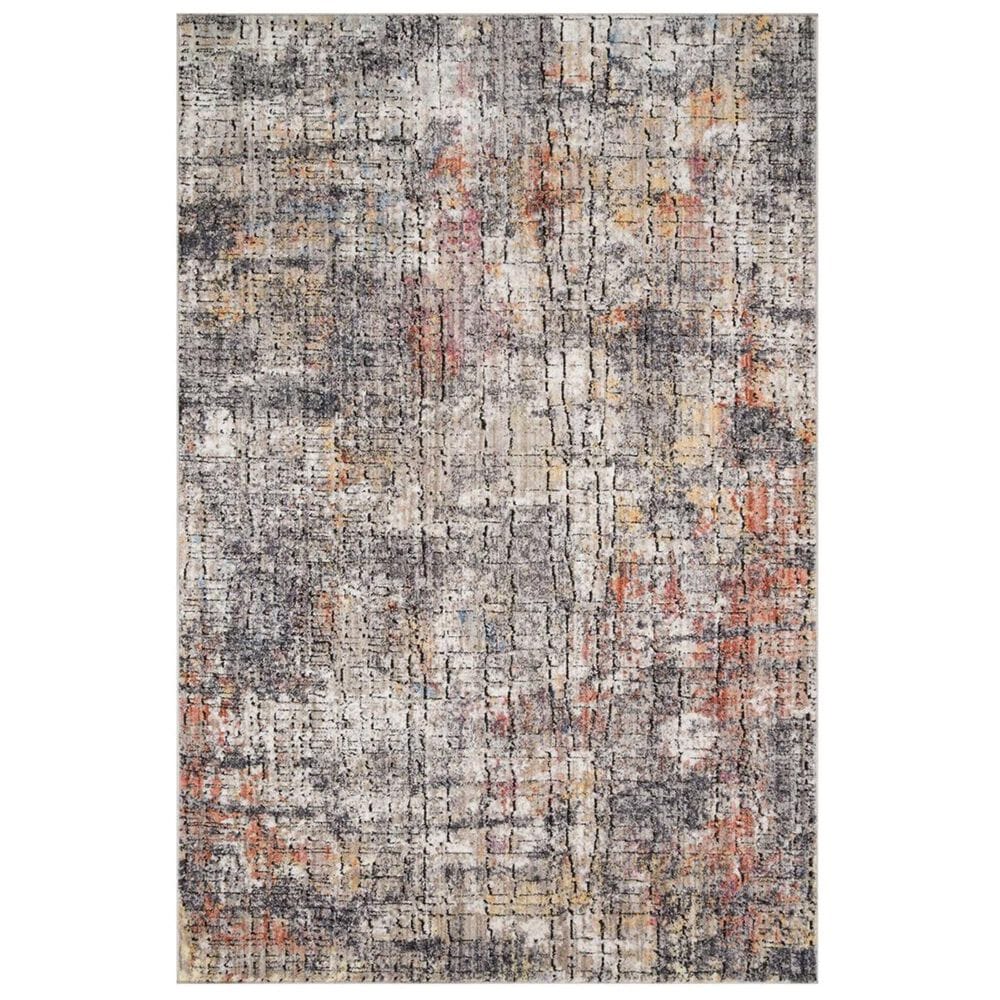 Loloi Medusa MED-07 3"11" x 5"7" Graphite and Sunset Area Rug, , large