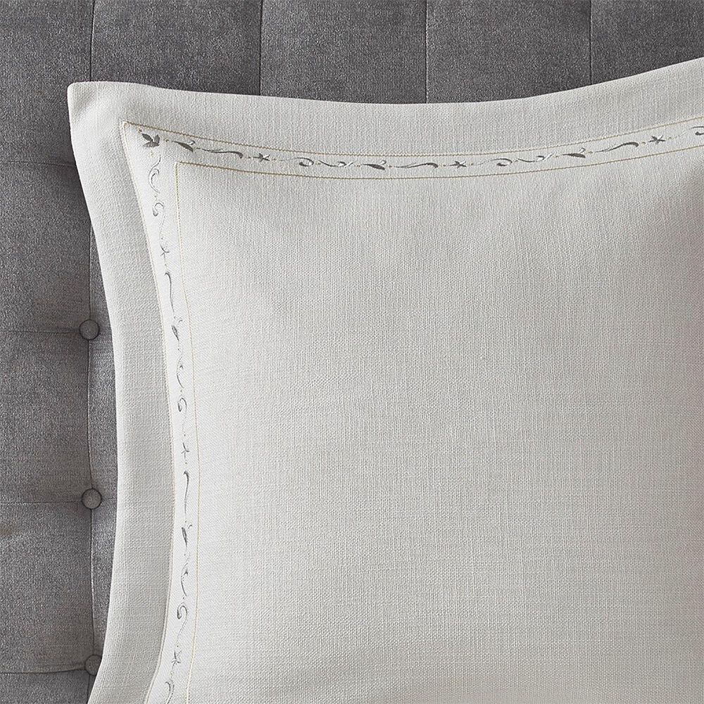 Hampton Park Manor 8-Piece Queen Comforter Set in Grey, , large