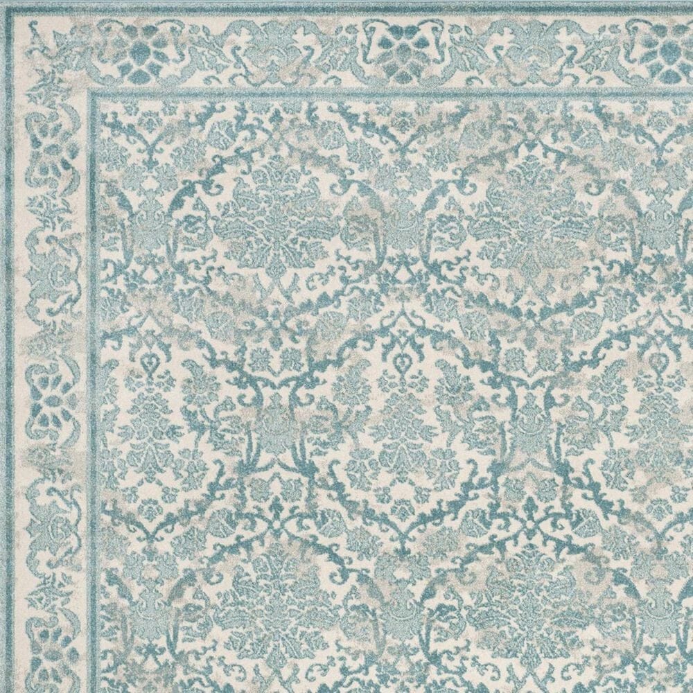 Safavieh Evoke EVK242C 2&#39;2&quot; x 4&#39; Ivory and Light Blue Scatter Rug, , large