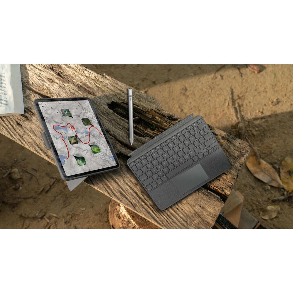 Logitech Combo Touch Keyboard Case for Apple iPad 10th Generation in Oxford Grey, , large