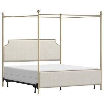 Richlands Furniture McArthur King Canopy Bed in Beige, , large