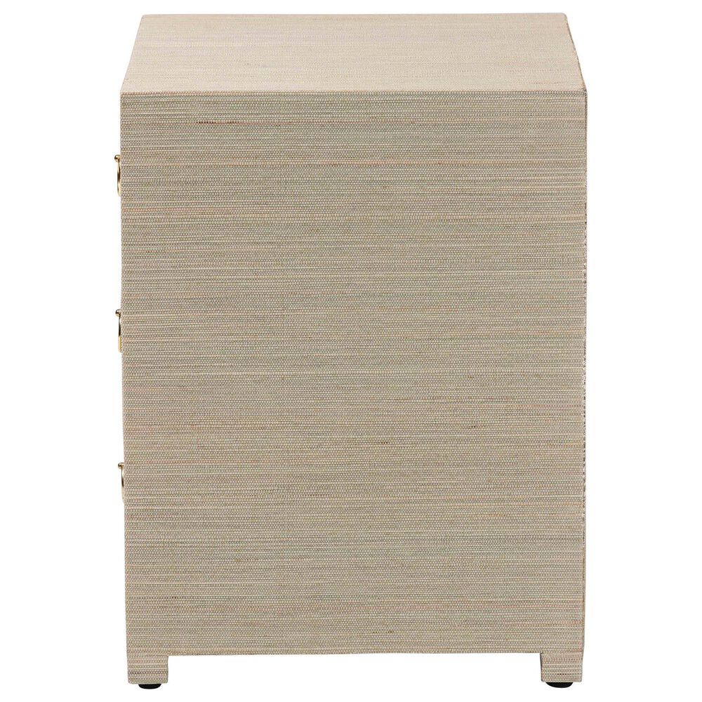 Baxton Studio Quinn 3-Drawer Nightstand in Natural, , large