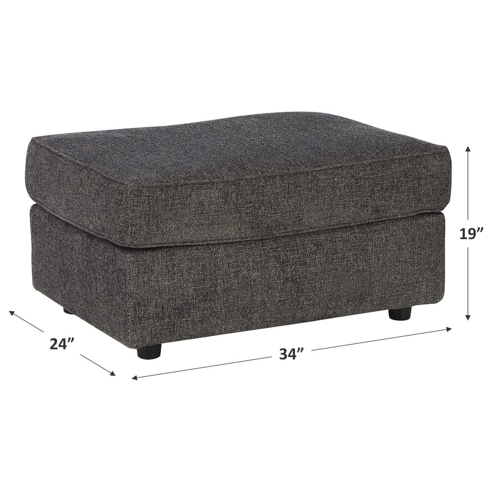 Ashley Cascilla Ottoman in Slate, , large