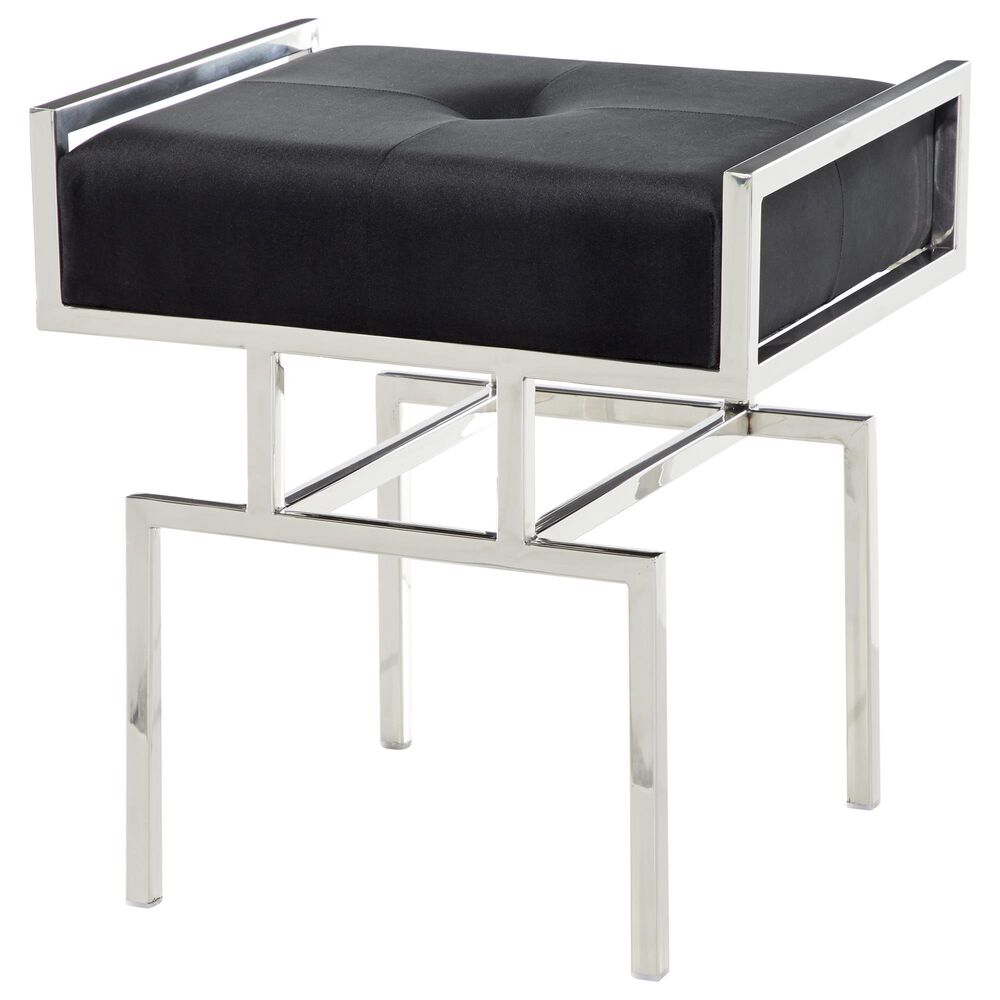 Venus Williams Collection 20" x 21" Contemporary Stainless Steel Stool in Multi Colored, , large