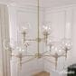 Hunter Xidane 9-Light Chandelier in Alturas Gold, , large