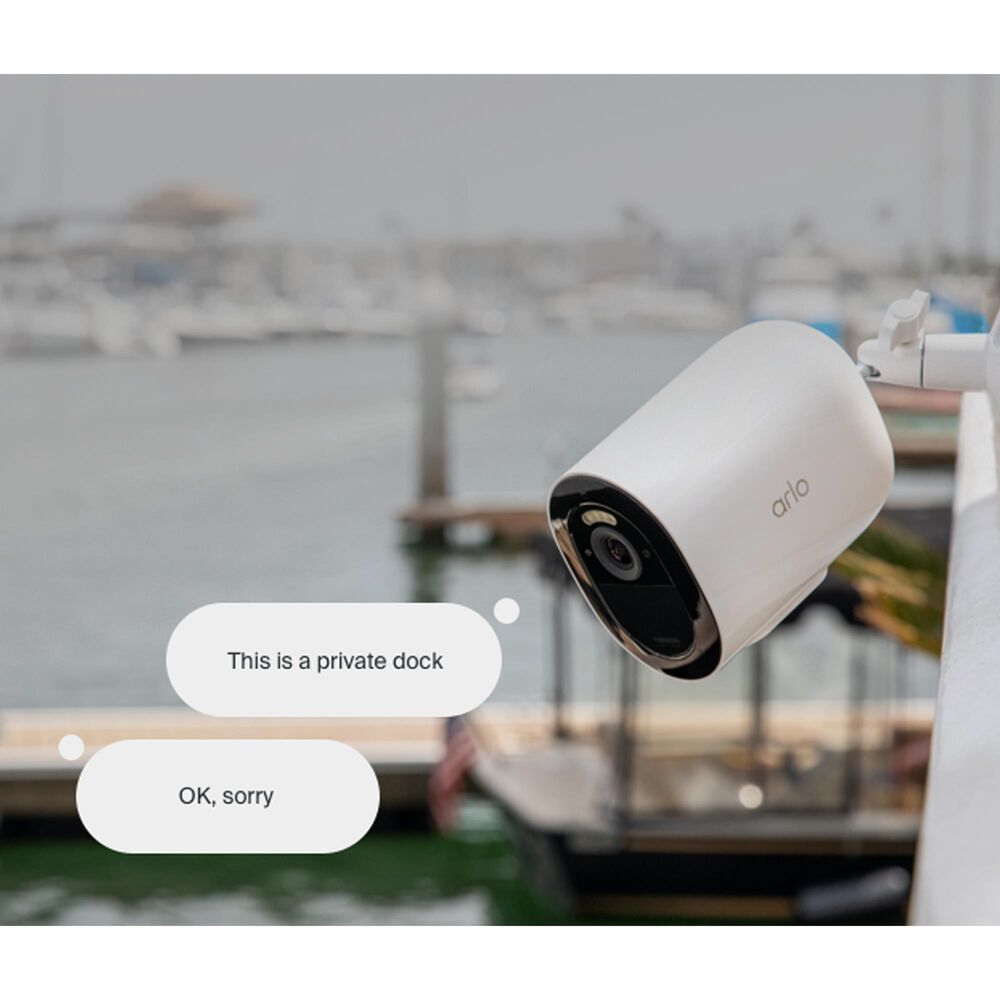 Arlo Go 2 LTE Wi-Fi Security Camera in White, , large