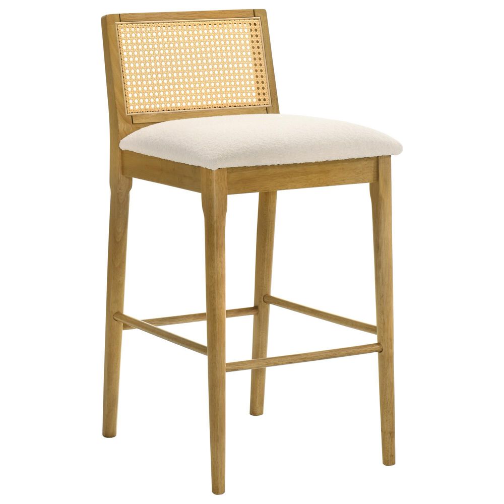 Armen Living Tobias Bar Height Stool in Black, , large