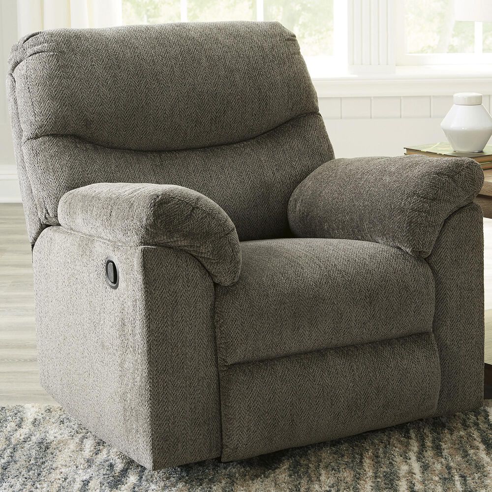 Ashley Alphons Manual Rocker Recliner in Putty, , large