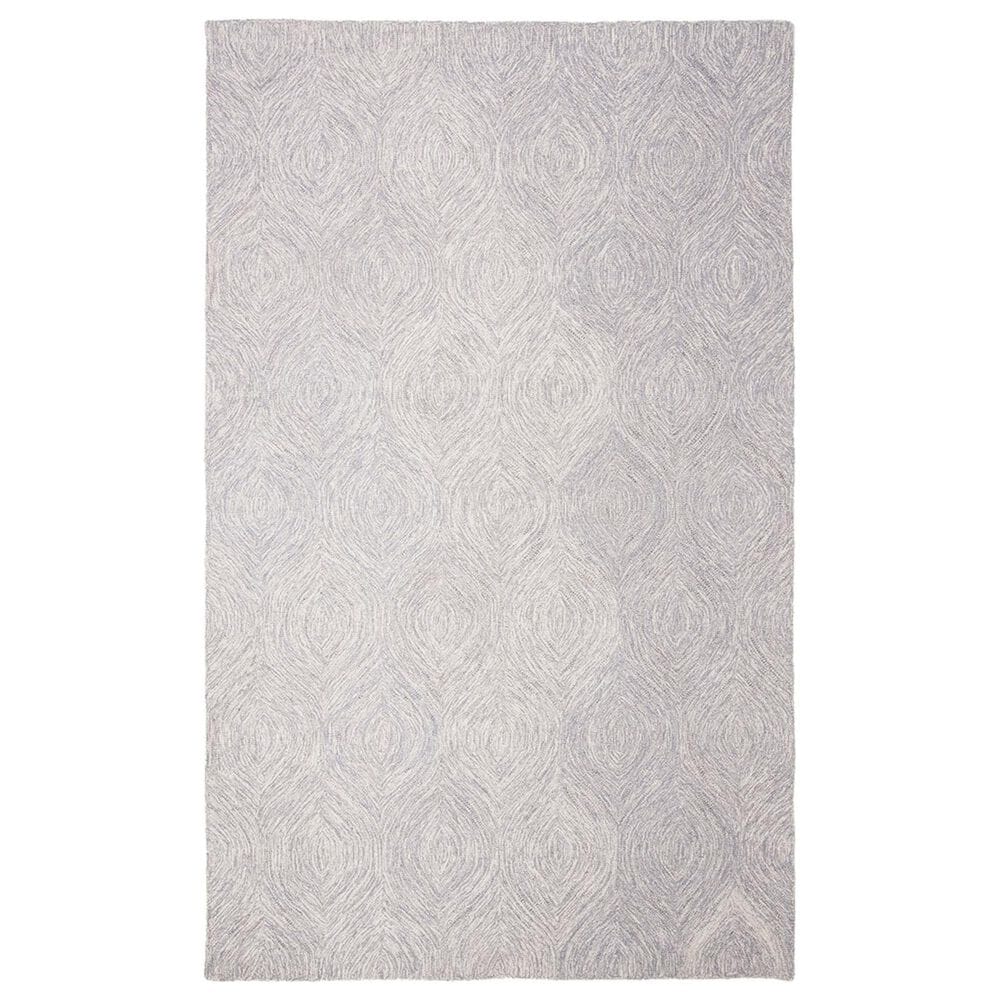 Safavieh Micro-Loop Geometric 5" x 8" Silver and Ivory Area Rug, , large