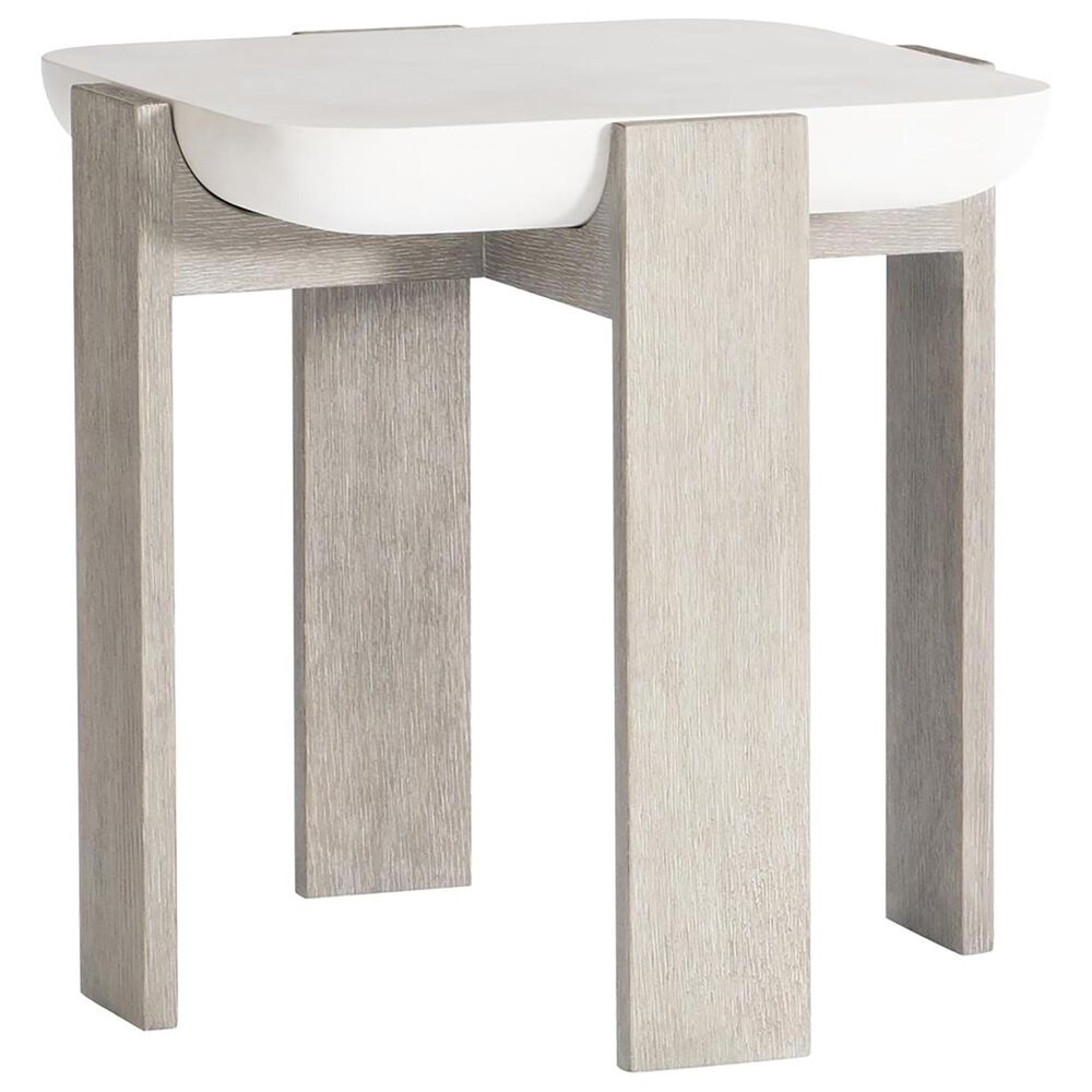 Bernhardt Gooding Side Table in Sand Grey and Flint, , large
