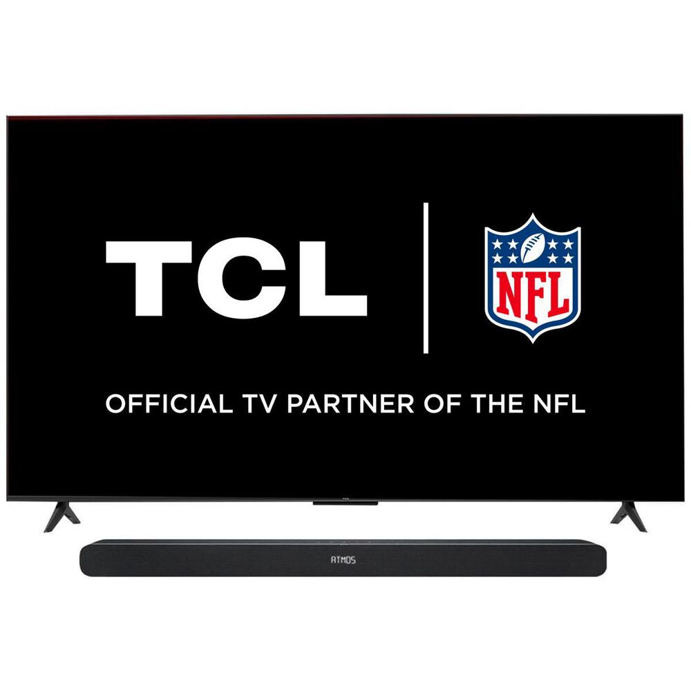 TCL 55" Class 4-Series 4K LED UHD HDR - Smart Roku TV with Alto 8i 2.1 Channel Soundbar, , large