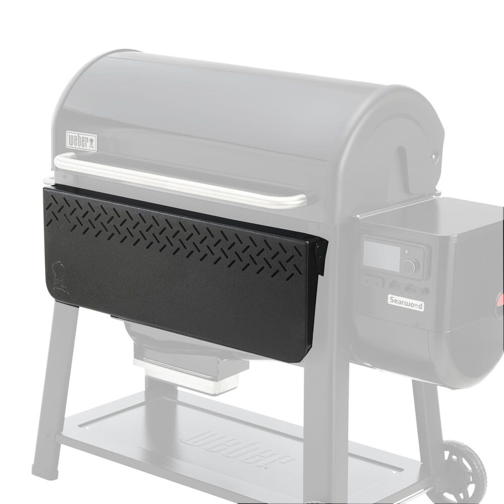 Weber Weber 36&quot; Folding Front Table for Searwood XL 600 Pellet Grill in Black, , large