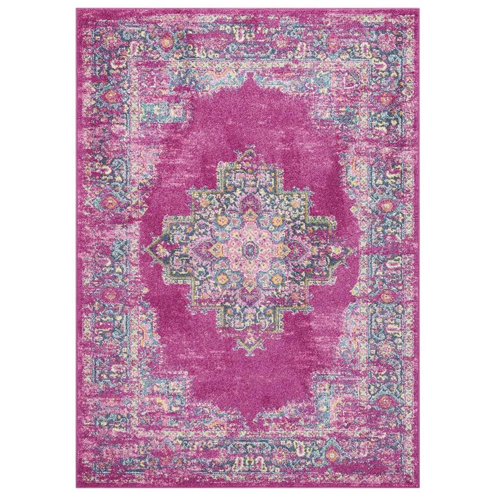 Nourison Passion PSN03 8&#39; x 10&#39; Fuchsia Area Rug, , large