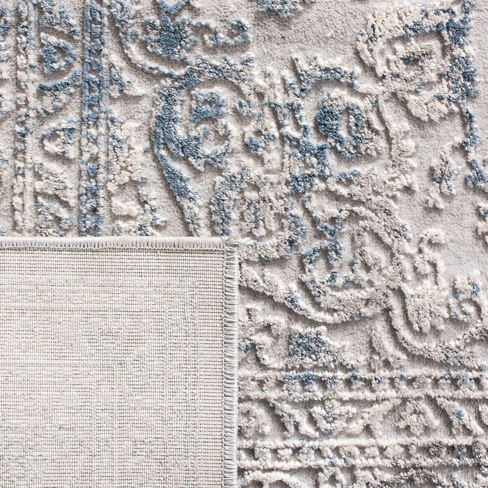 Safavieh Invista Traditional 2&#39; x 8&#39; Grey and Blue Runner, , large