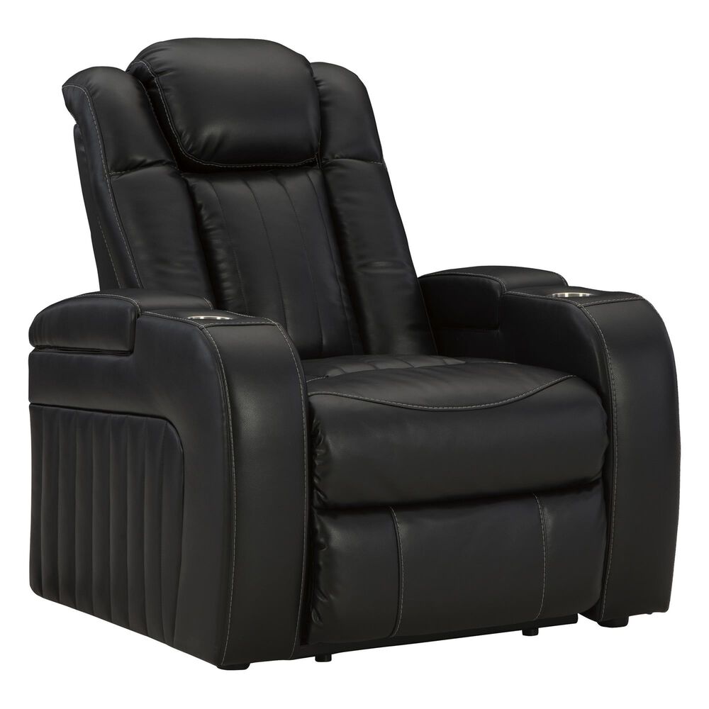 Ashley Caveman Den 3-Piece Power Reclining Living Room Set in Midnight, , large
