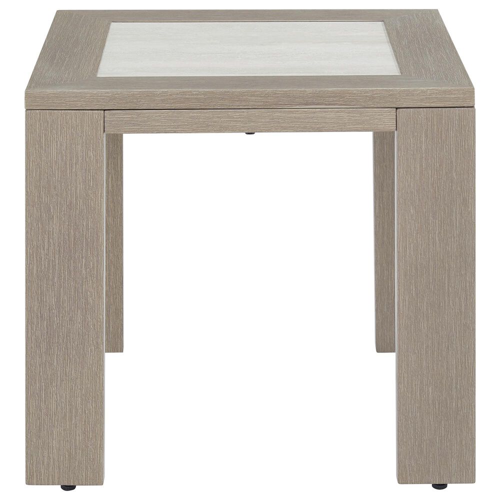 Ashley Kimpton Isle Patio Square End Table in Brown - Table Only, , large