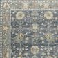 Amer Rugs Jaigarh 9" x 12" Denim and Slate Area Rug, , large