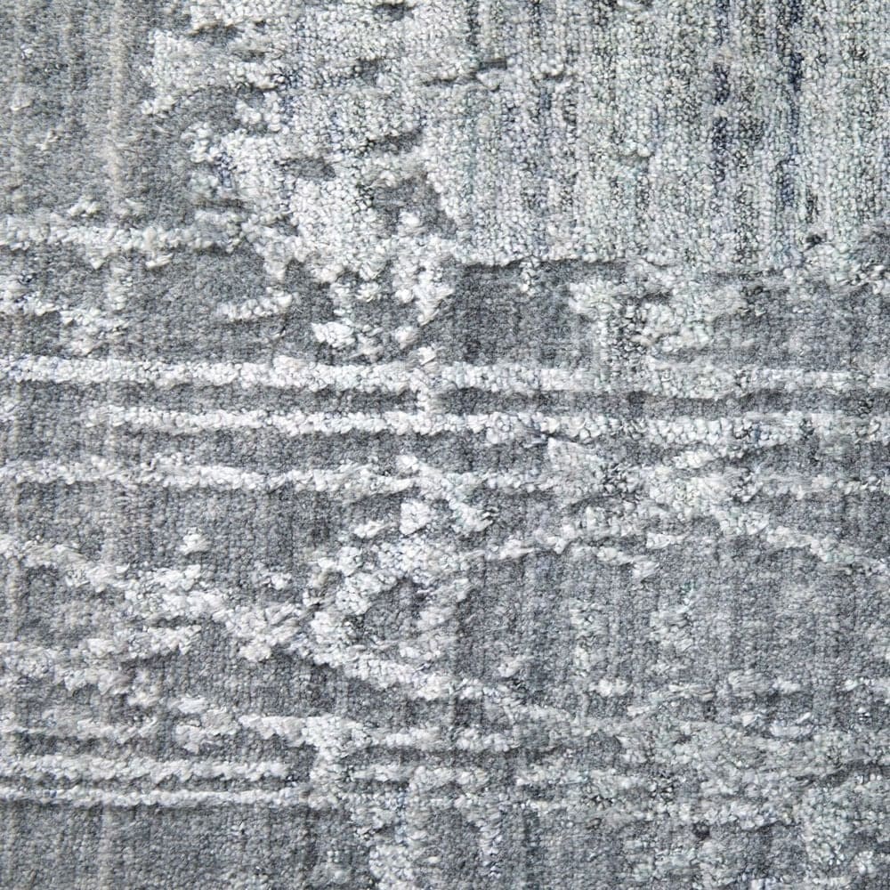 Feizy Eastfield 69A5F 2&#39; x 3&#39; Blue and Silver Area Rug, , large