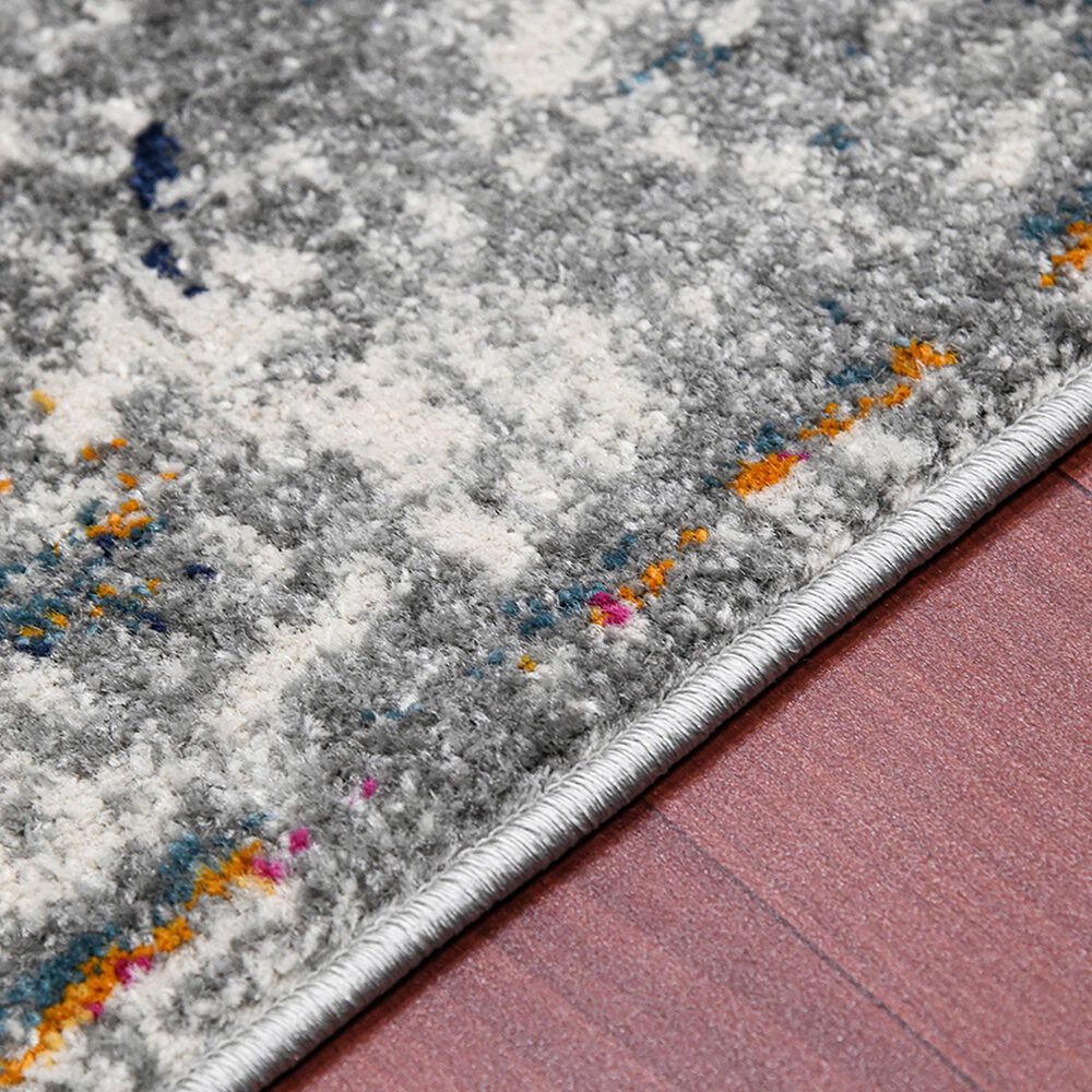Amer Rugs Montana 2&#39; x 3&#39; Gray and Blue Area Rug, , large