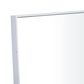 Maple and Jade 30" x 14" Rectangular Wood Wall Mirror with Thin Frame in White, , large