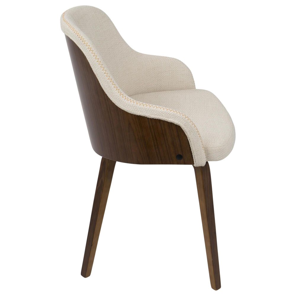 LumiSource Bacci Accent Chair in Cream, , large
