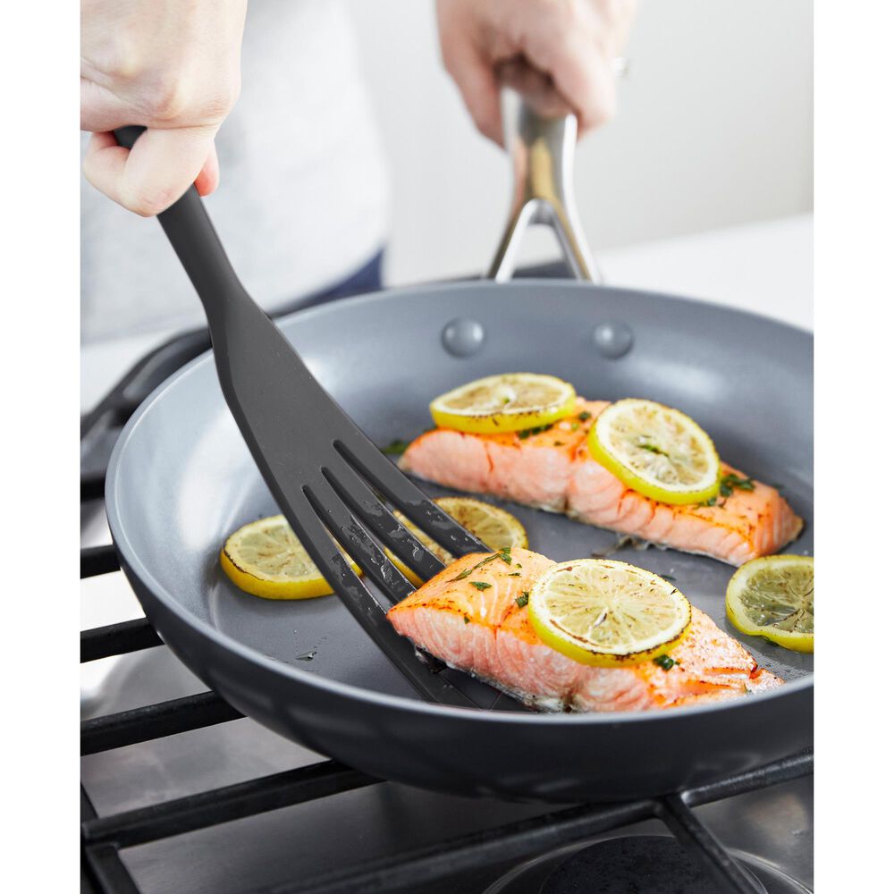 Green Pan Platinum Silicone 7-Piece Utensil Set in Charcoal Grey, , large