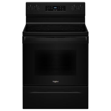 Whirlpool 5.3 Cu. Ft. Freestanding Electric Range with Steam Clean in Black, , large