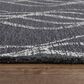 RIZZY Taylor 8"6" x 11"6" Charcoal and Black Area Rug, , large