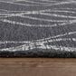RIZZY Taylor 8"6" x 11"6" Charcoal and Black Area Rug, , large