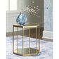Ashley Veerwick Accent Coffee Table in Gold, , large