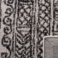 Safavieh Micro-Loop MLP228A 4" x 6" Ivory and Black Area Rug, , large