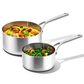 Green Pan Mira 4-Piece Saucepan Set in Stainless Steel, , large