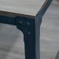 Golden Wave Furniture Derek End Table in Warm Gray and Black, , large