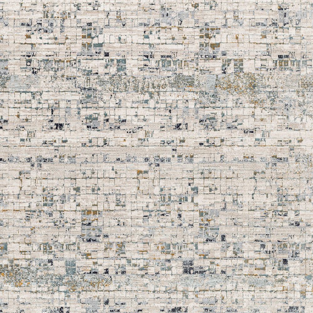 Surya Dresden Taupe, Off-White, Light Gray, Deep Teal, Dusty Sage, Ink Blue and Mustard 12' x 15' Area Rug, , large