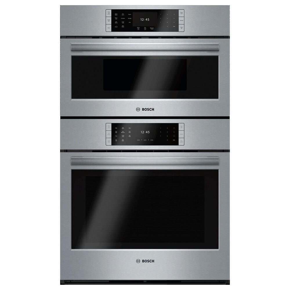 Bosch Benchmark 2-Piece Kitchen Package with 30&quot; Combination Oven and 36&quot; Gas Cooktop in Stainless Steel, , large