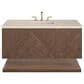 James Martin Vanities Marcello 48" Single Bathroom Vanity in Chestnut with 3 cm Eternal Marfil Quartz Top and Rectangular Sink, , large