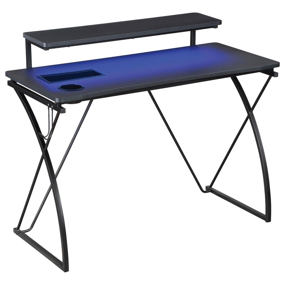 Valor Living Biome 44" Battlestation Gaming Desk in Grey, , large