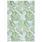 Safavieh Barbados Tropical Botanical  BAR592 9"10" x 12"5" Green and Teal Indoor/Outdoor Area Rug, , large