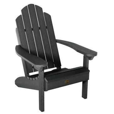 Highwood USA Seneca Patio Adirondack Chair in Black, , large