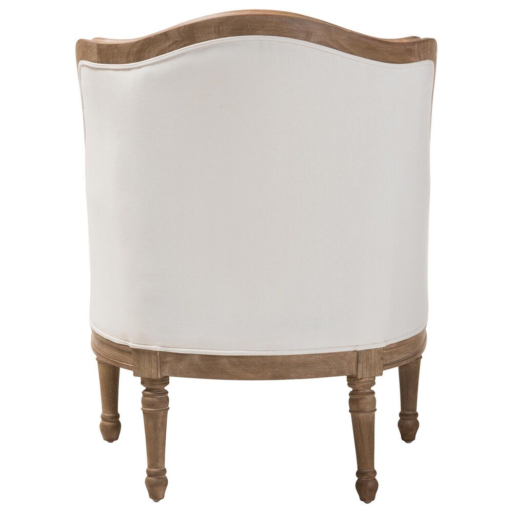 Baxton Studio Charlemagne Accent Chair in Beige, , large